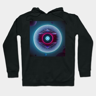 Sacred Geometry Space Eyeball Hoodie